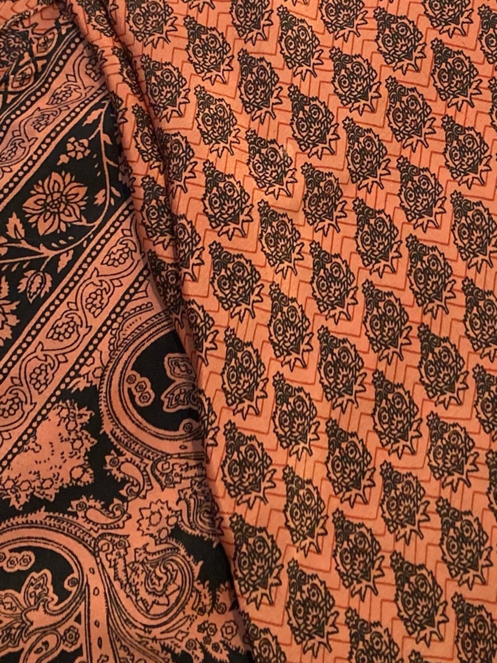 Boho Maxi Dress in Rust Pattern - Picture 4 of 9